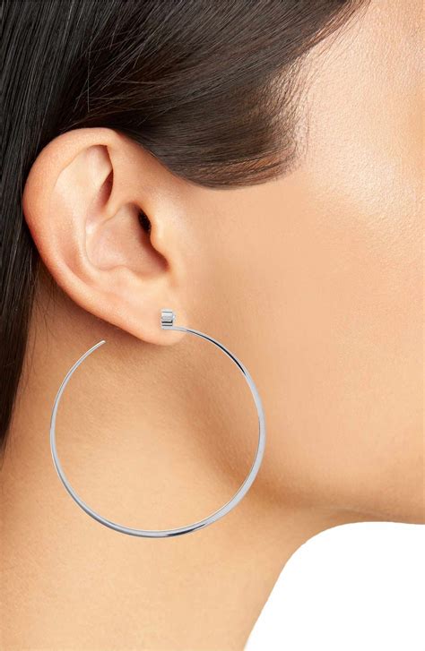 michael kors earring set|michael kors large hoop earrings.